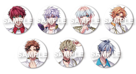 缶バッジ　1種／全7種（結城日向、高松悠生、相良理央、藤堂暁、橘千紘、麻倉瑛都、宝生湊）